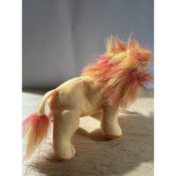Ty Teenie Beanie Baby - BUSHY the Lion 6" Stuffed Plush New With Tags - Picture 5 of 6